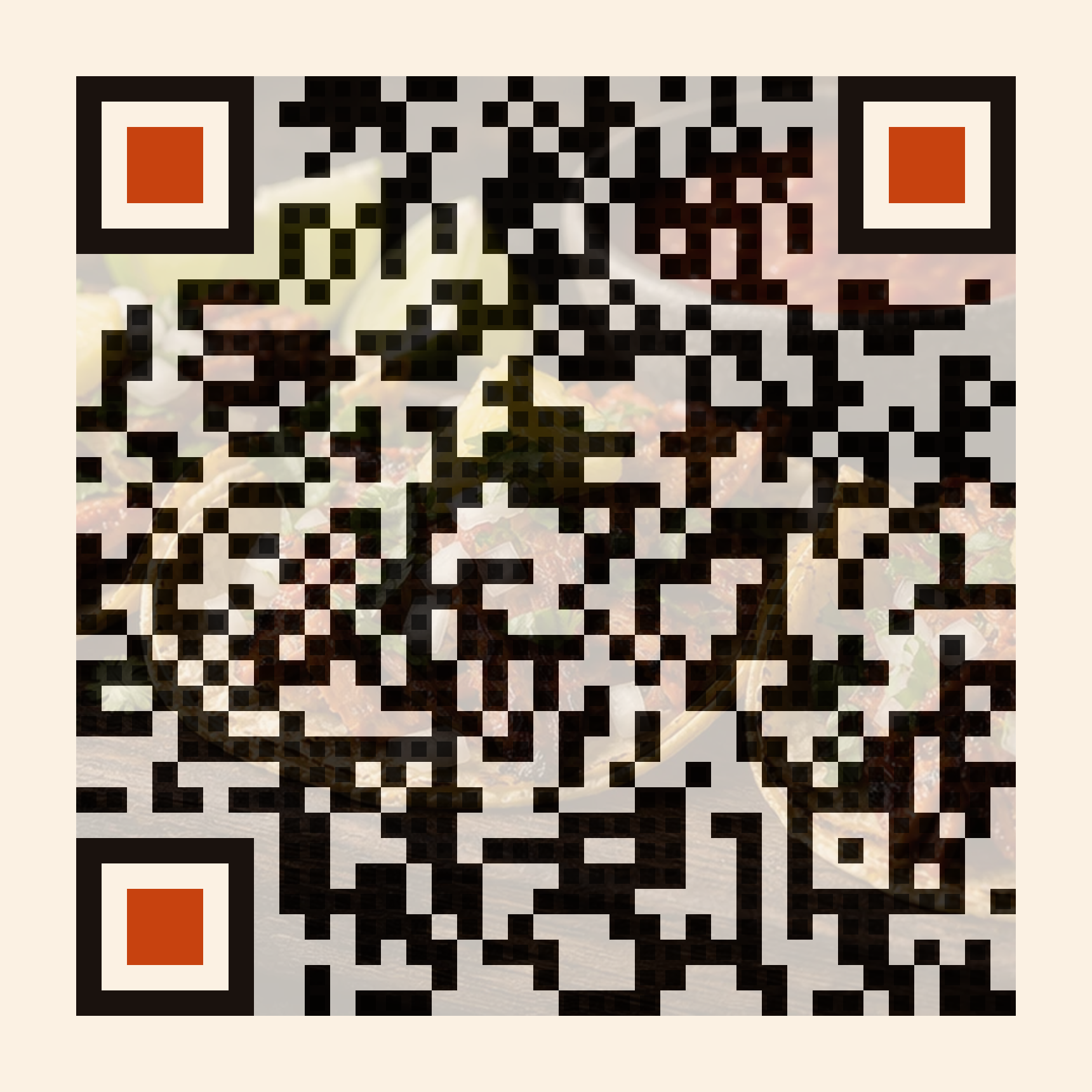 Código QR del menú del día
